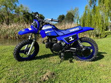 Load image into Gallery viewer, Blue/Black Racing Style Graphics kit for Yamaha PW50