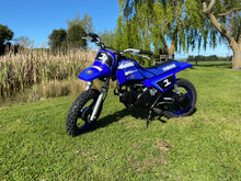 Load image into Gallery viewer, Blue/Black Racing Style Graphics kit for Yamaha PW50