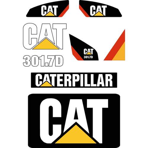 Decals to suit CAT 301.7D