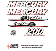 Load image into Gallery viewer, Mercury OPTIMAX 200hp Aftermarket decal kit
