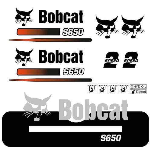 Decals/ Sticker Kit for Bobcat S650
