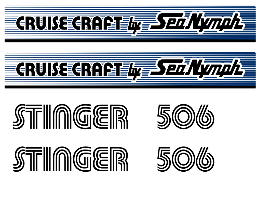Sea Nymph Stinger Aftermarket Graphics/Decal Kit