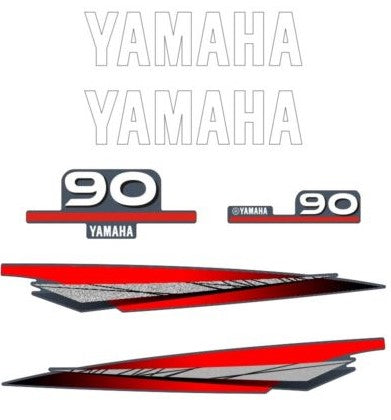 Yamaha 90HP Two Stroke Decal Kit